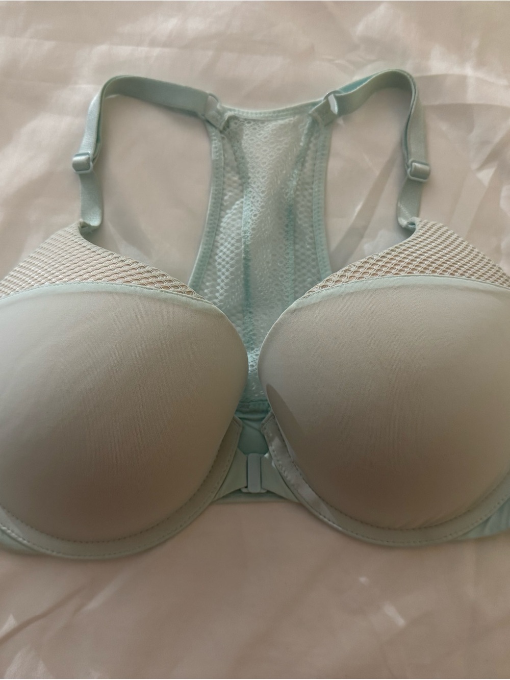 Light Mint Racerback Push-Up Bra - Women Intimates